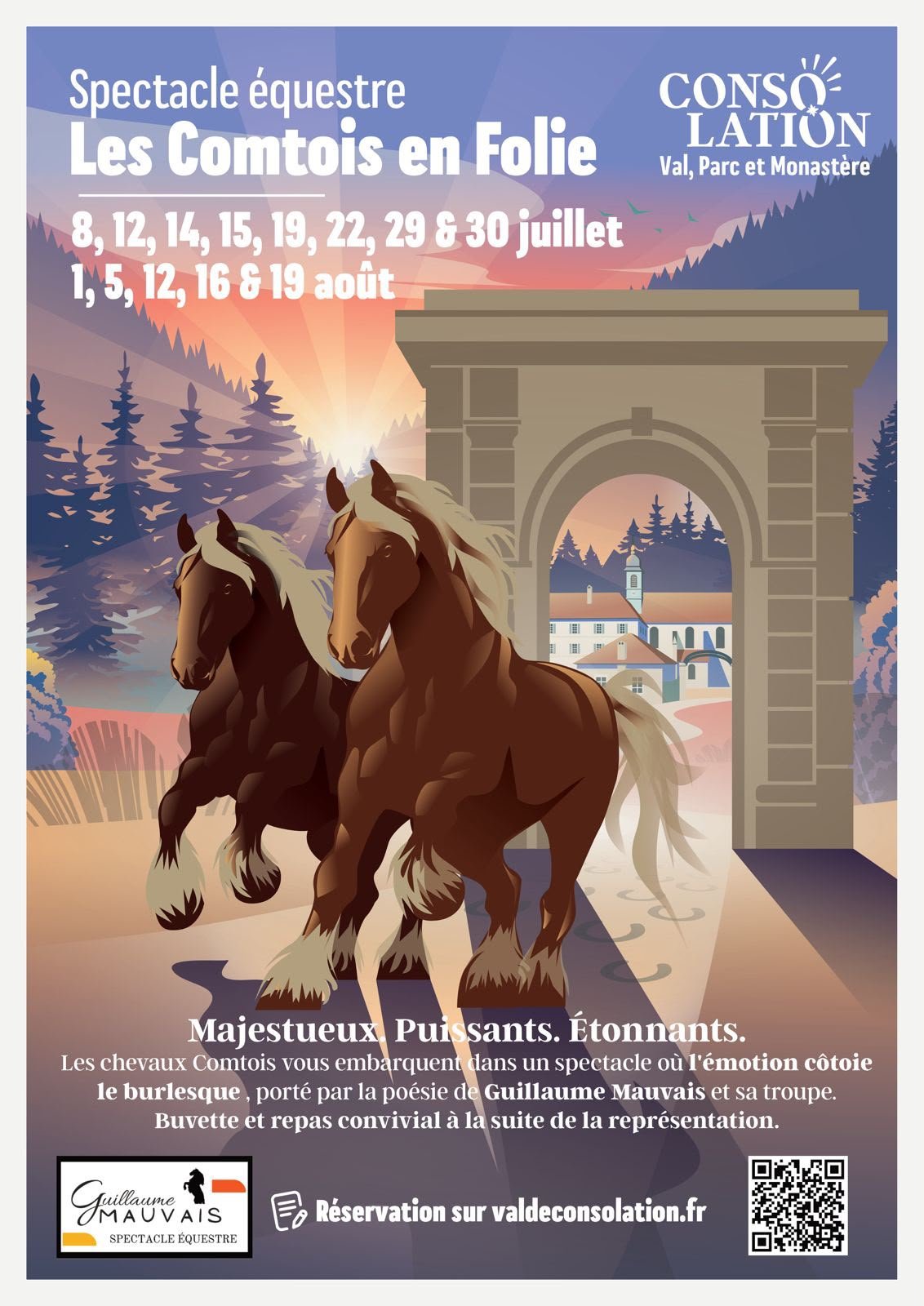 Equestrian shows – Comtois horses