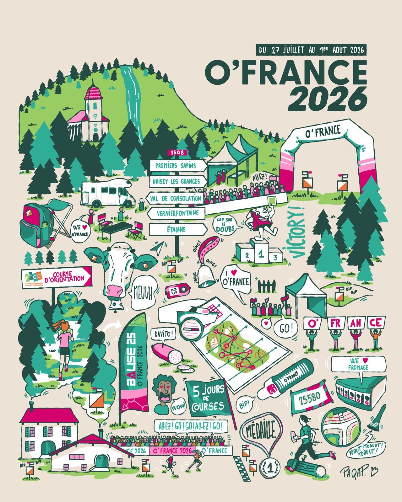 O'France 2026 virallinen juliste