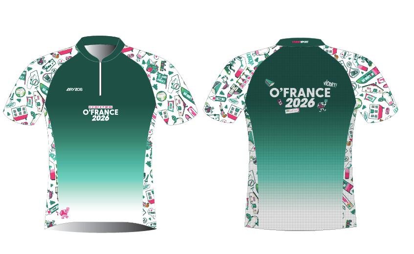 O'France 2026 virallinen paita